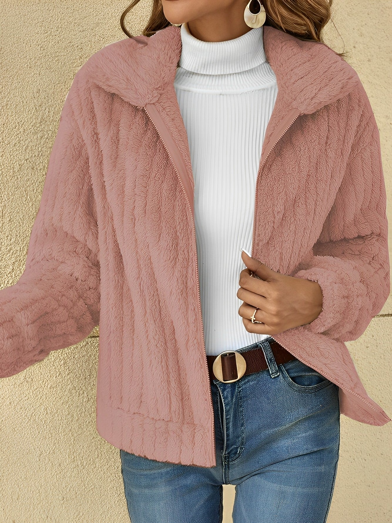 Dana – Cazadora Acolchada Teddy de Invierno