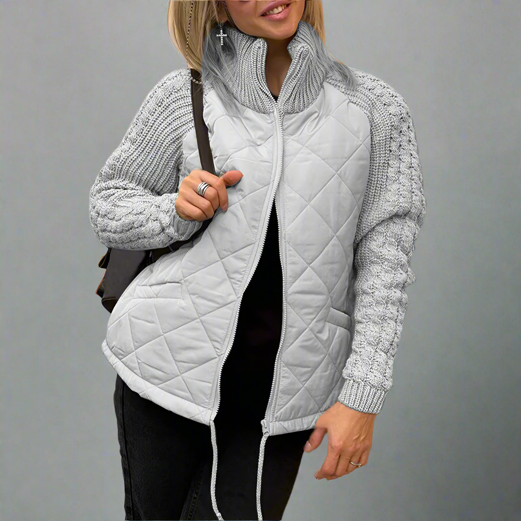 Marta - Chaqueta acolchada con mangas de punto mujer