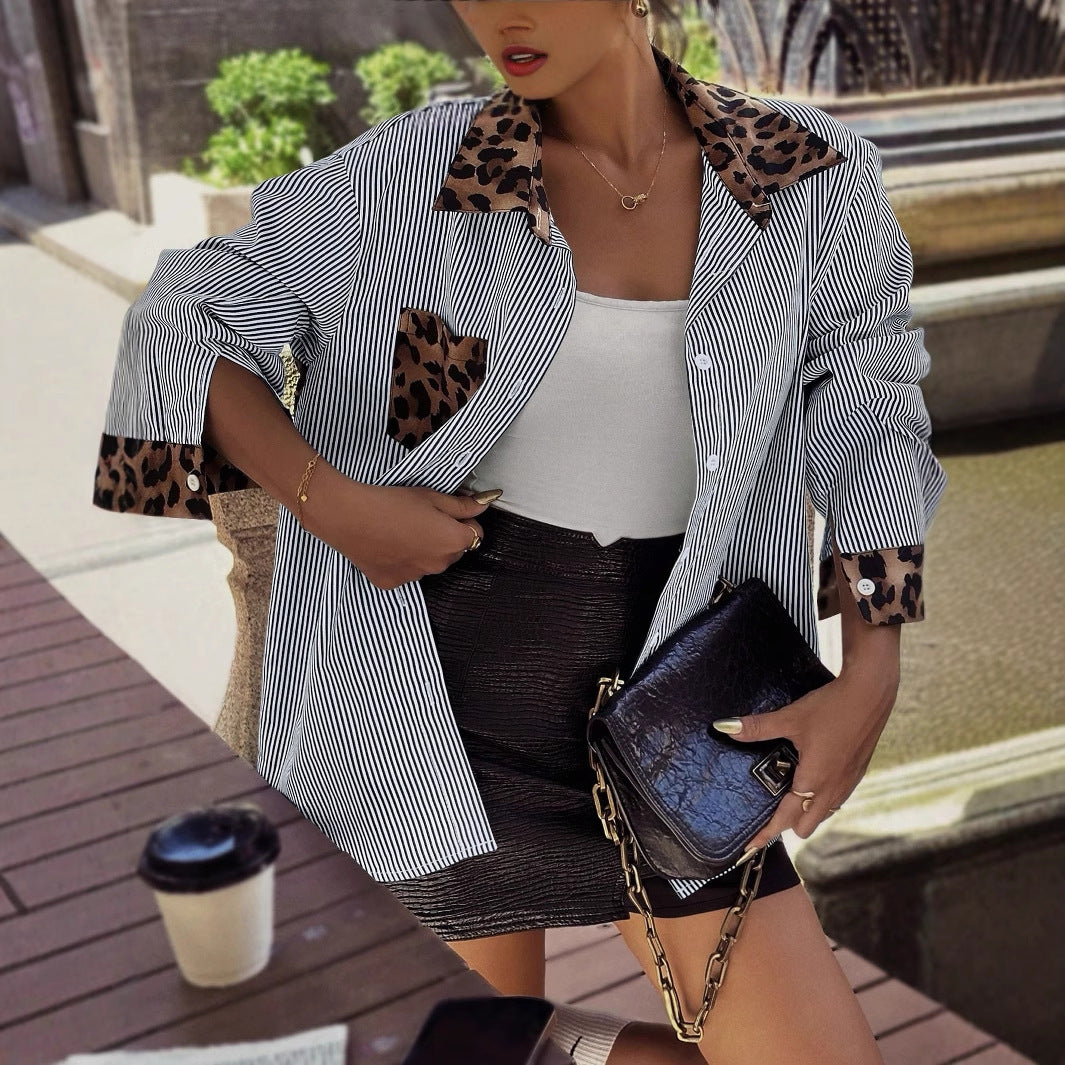 Valentina - Camisa de mujer estampado animal print
