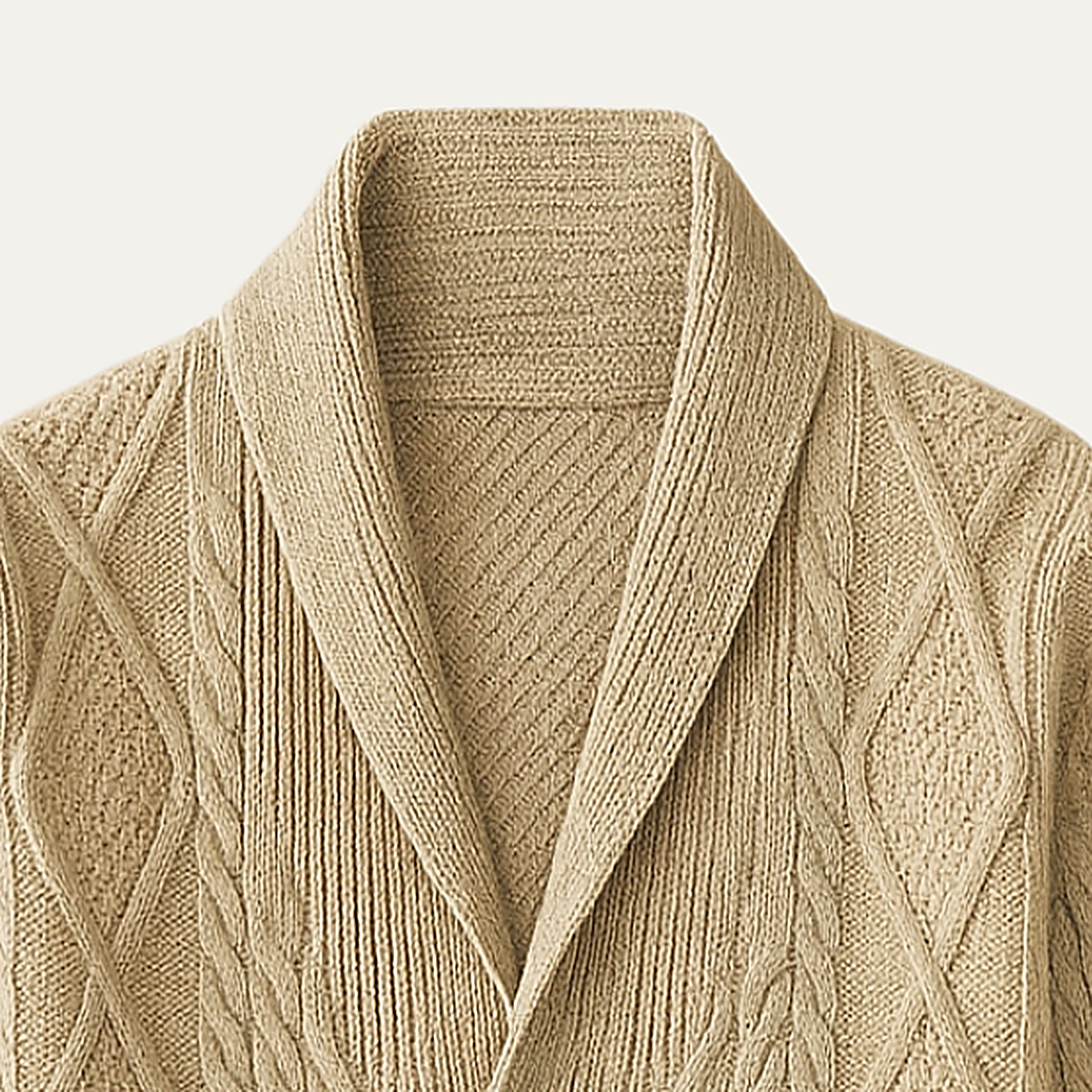 Tomás – Cárdigan de punto trenzado para hombre