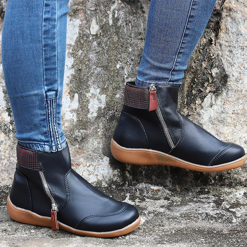 Sofía - Botines de mujer con cremallera lateral