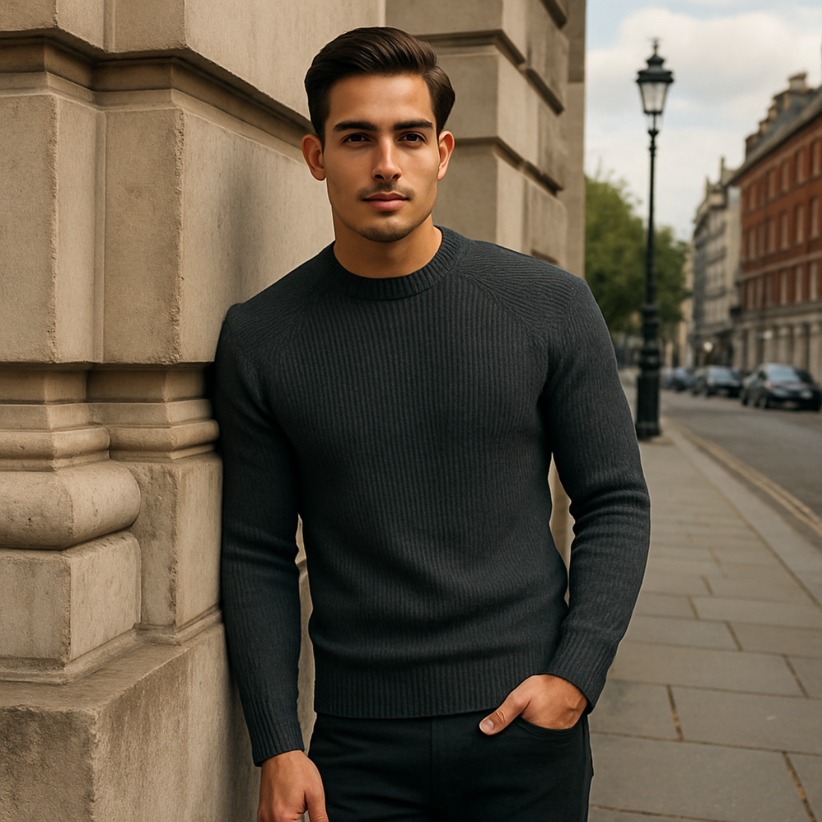 Iván – Jersey de punto grueso para hombre