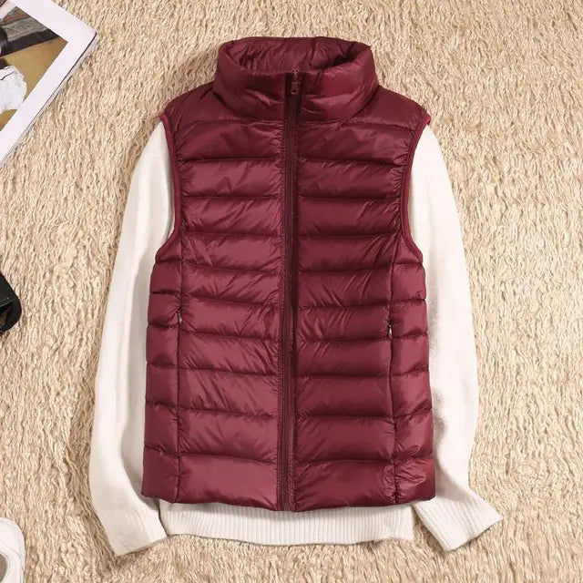 Daniela - Chaleco cashmere acolchado ligero mujer