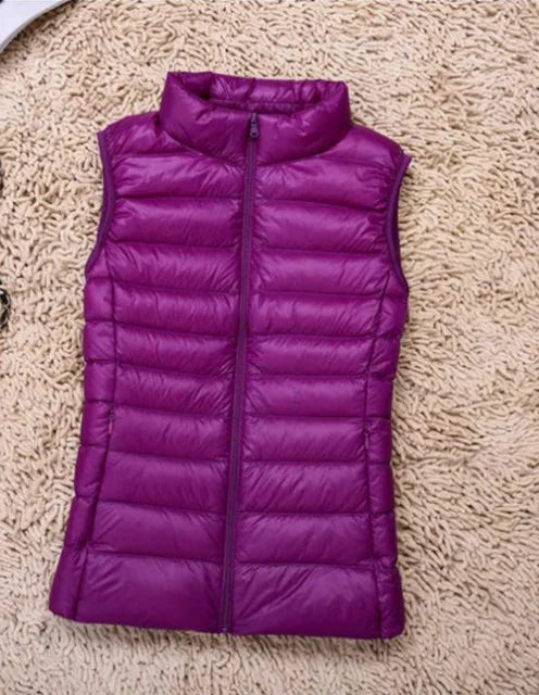 Daniela - Chaleco cashmere acolchado ligero mujer