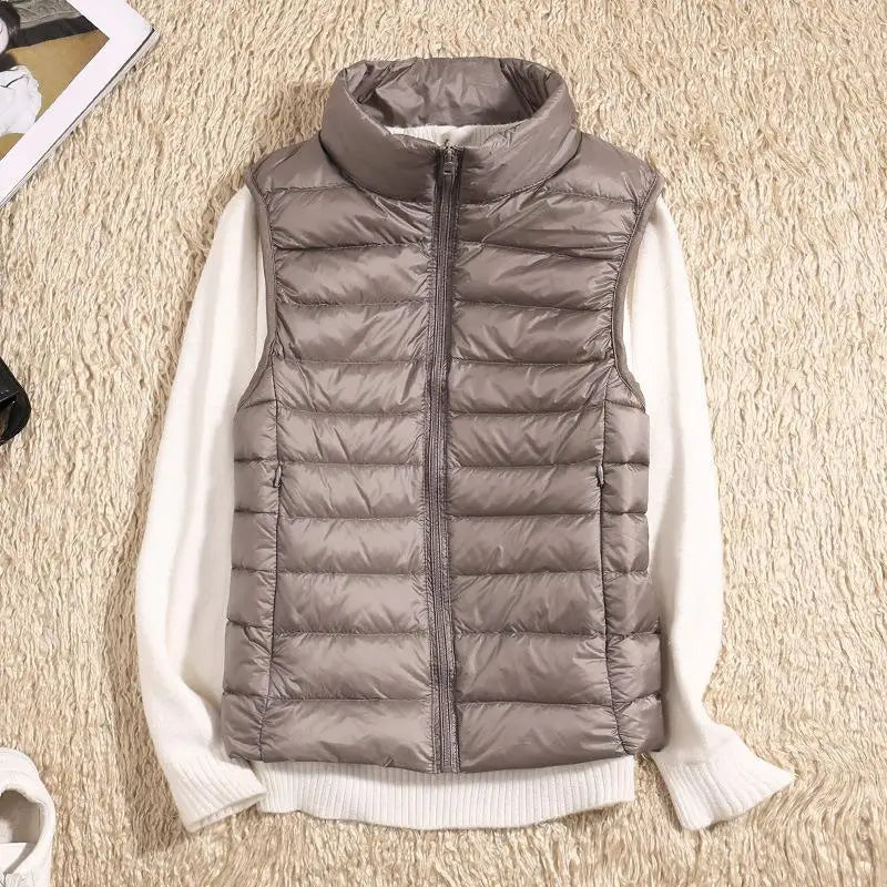 Daniela - Chaleco cashmere acolchado ligero mujer