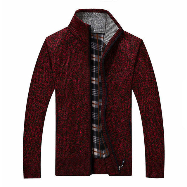 Martín – Chaqueta de punto con cremallera para hombre