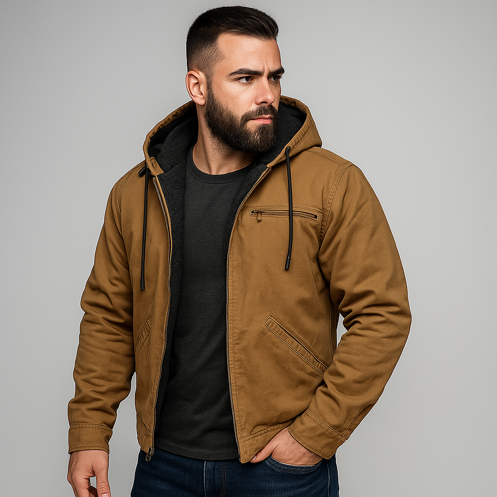 Héctor – Chaqueta de Hombre con Forro Interior y Capucha