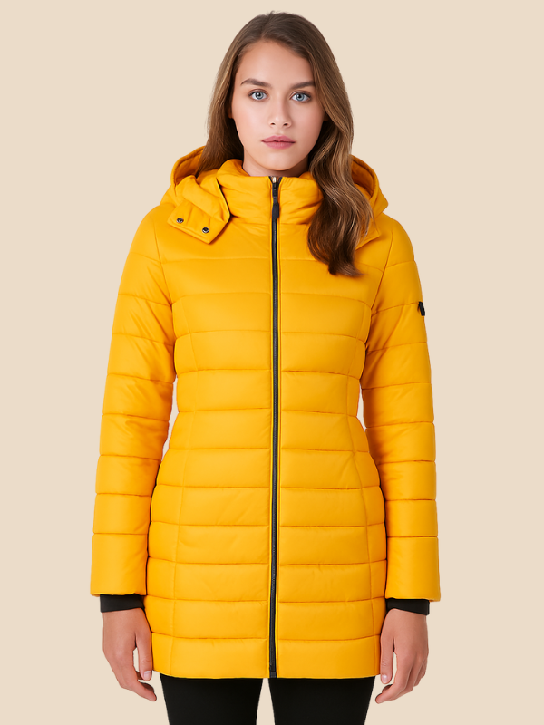 Valentina – Chaqueta acolchada de invierno con capucha para mujer