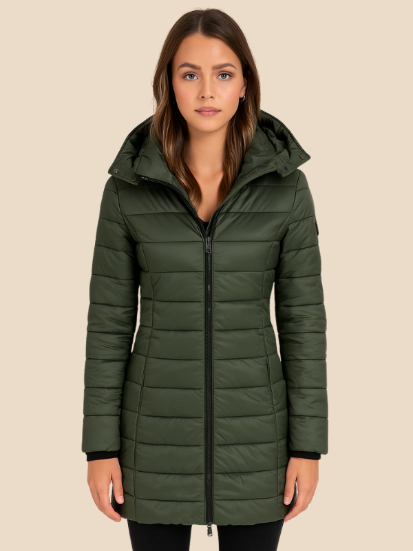 Valentina – Chaqueta acolchada de invierno con capucha para mujer