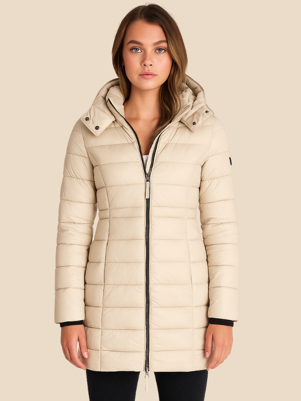 Valentina – Chaqueta acolchada de invierno con capucha para mujer