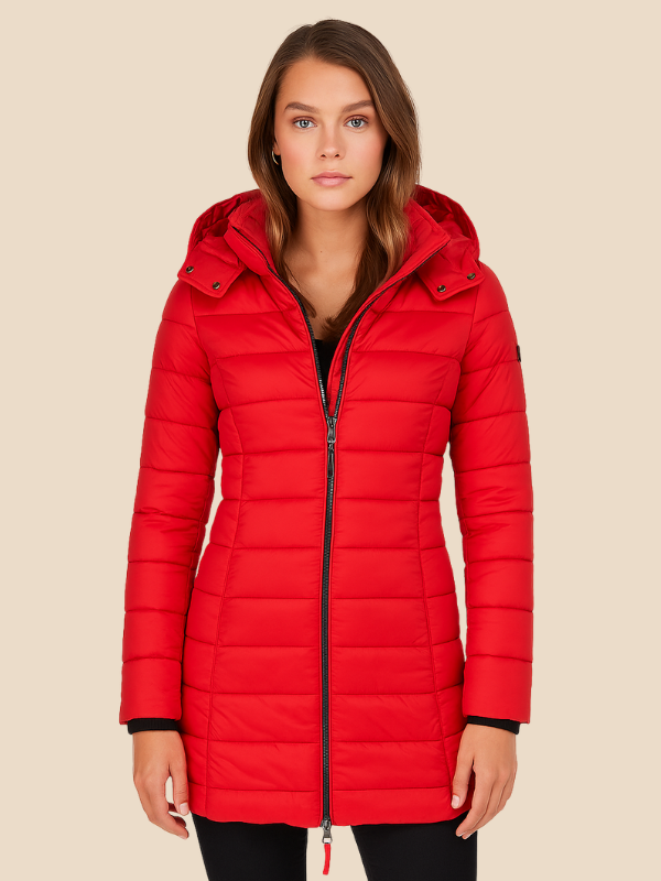 Valentina – Chaqueta acolchada de invierno con capucha para mujer