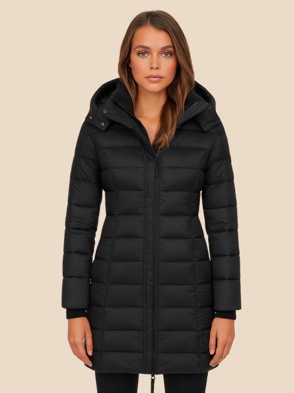 Valentina – Chaqueta acolchada de invierno con capucha para mujer