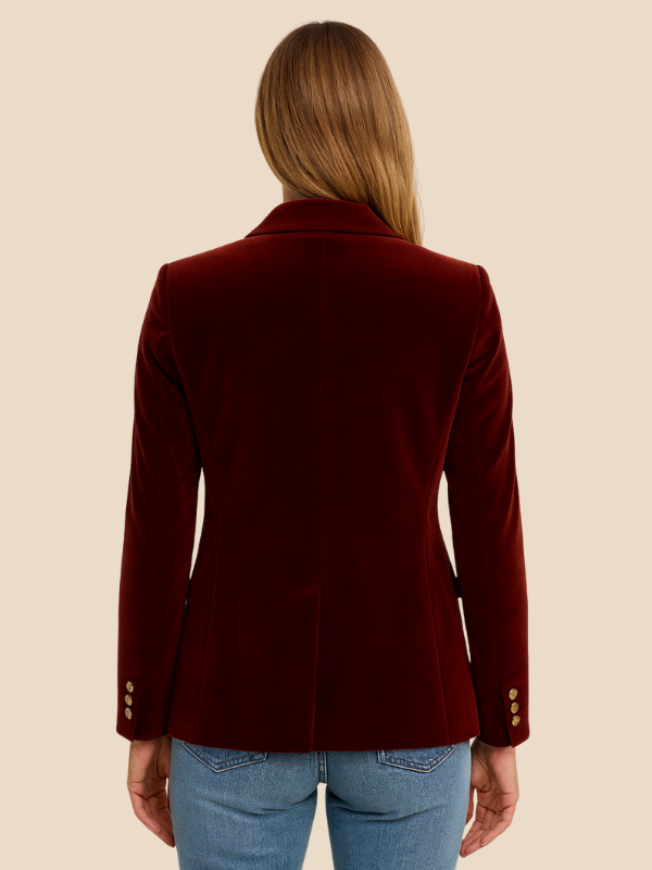 Camila - Blazer de mujer entallado con solapa clásic