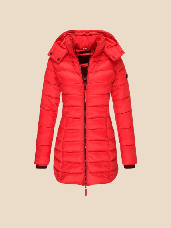 Valentina – Chaqueta acolchada de invierno con capucha para mujer