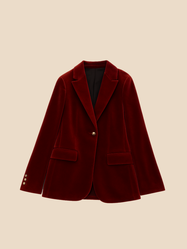 Camila - Blazer de mujer entallado con solapa clásic
