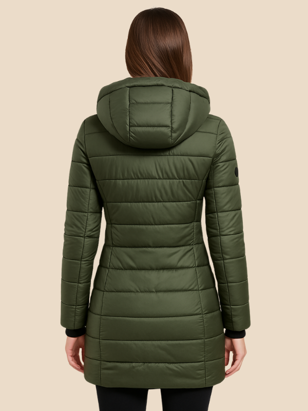 Valentina – Chaqueta acolchada de invierno con capucha para mujer