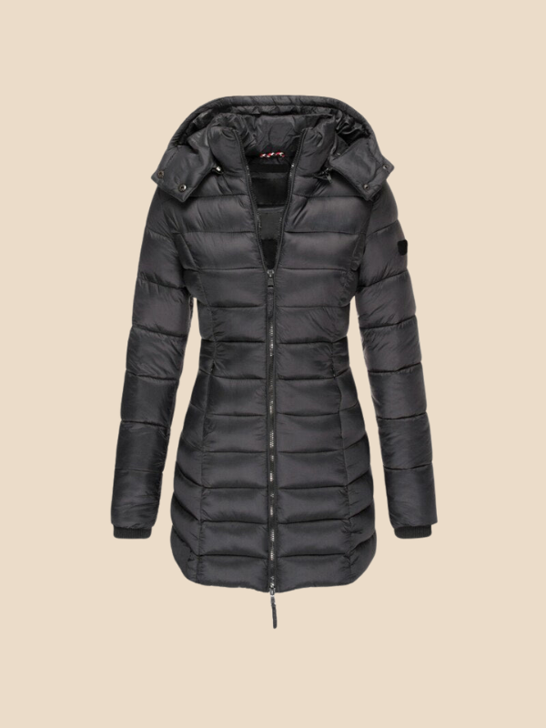Valentina – Chaqueta acolchada de invierno con capucha para mujer