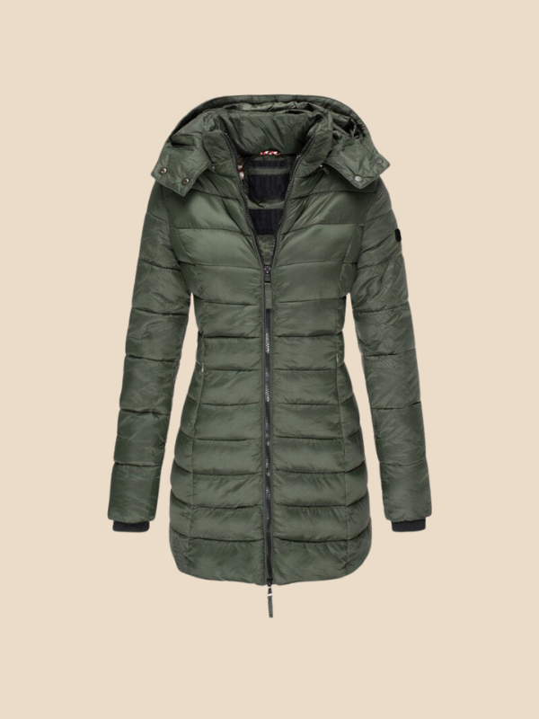 Valentina – Chaqueta acolchada de invierno con capucha para mujer