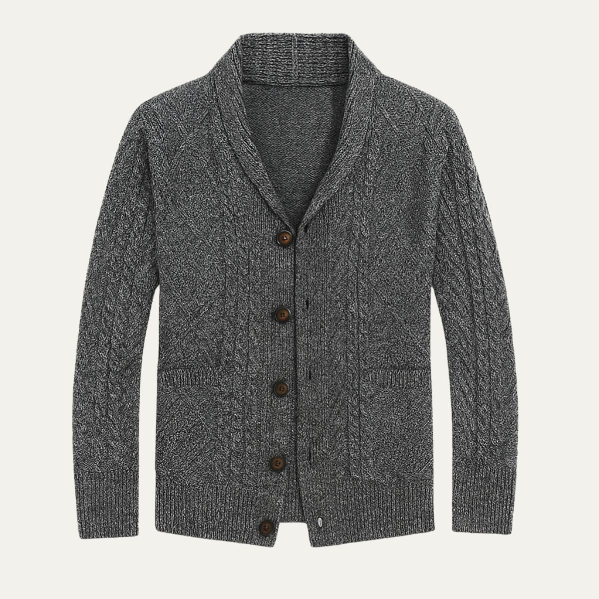 Tomás – Cárdigan de punto trenzado para hombre