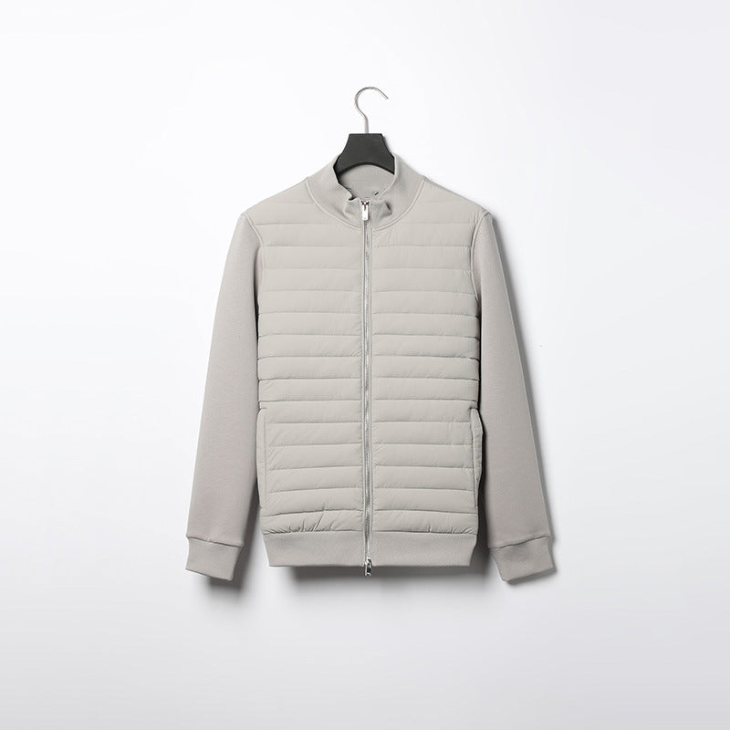 Lucas - Chaqueta de hombre acolchada ligera con cremallera frontal