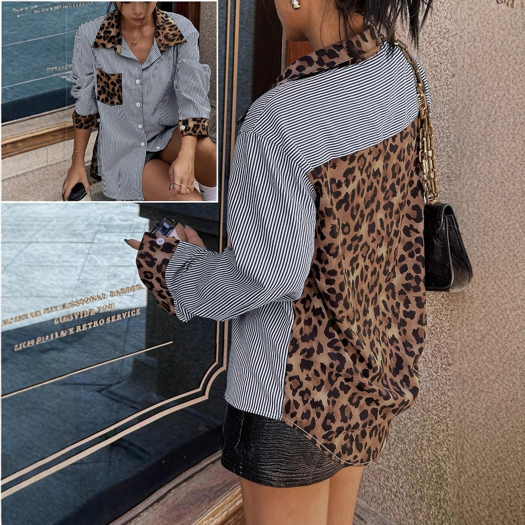 Valentina - Camisa de mujer estampado animal print
