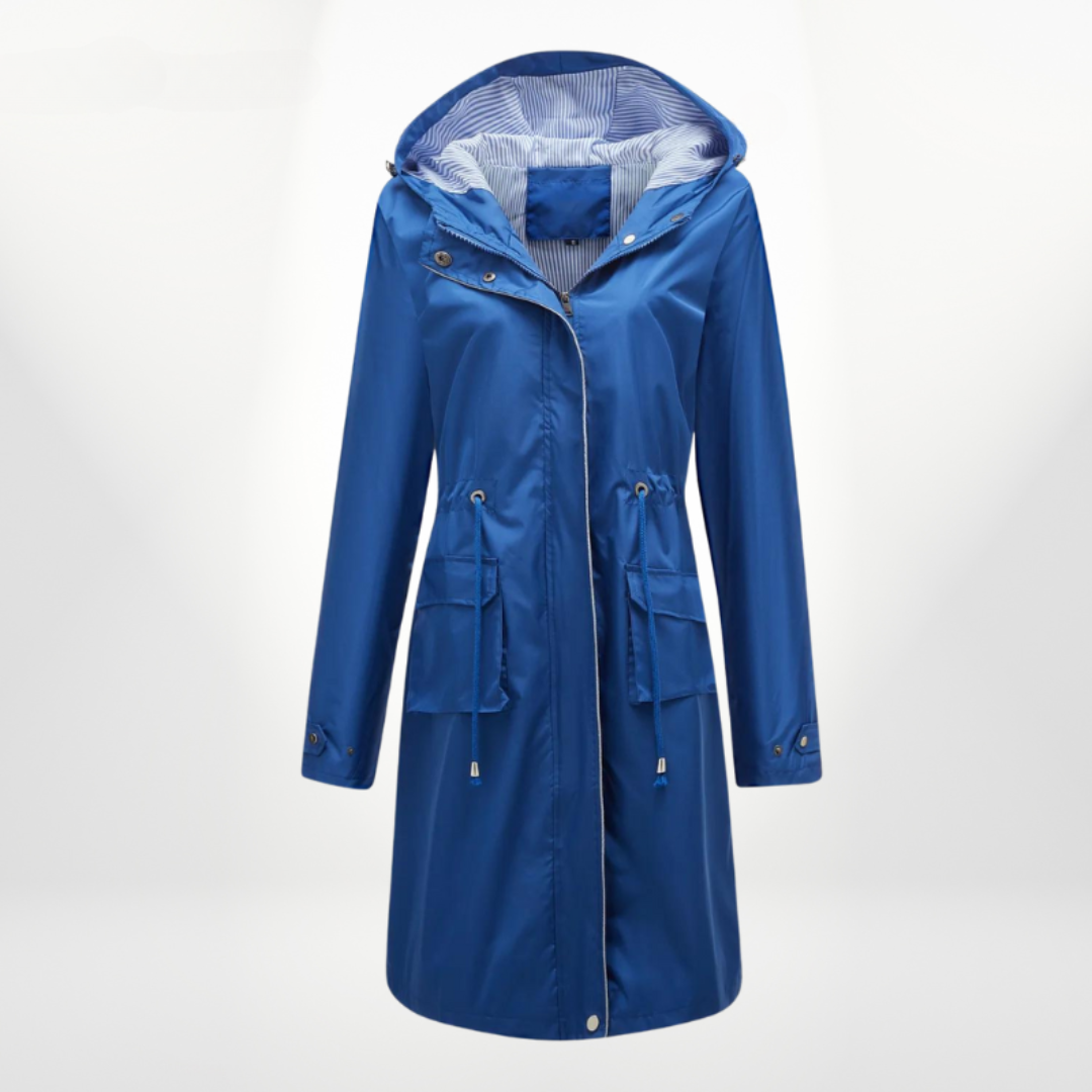 Samantha - Abrigo impermeable largo para mujer