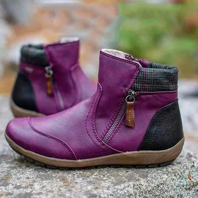 Sofía - Botines de mujer con cremallera lateral