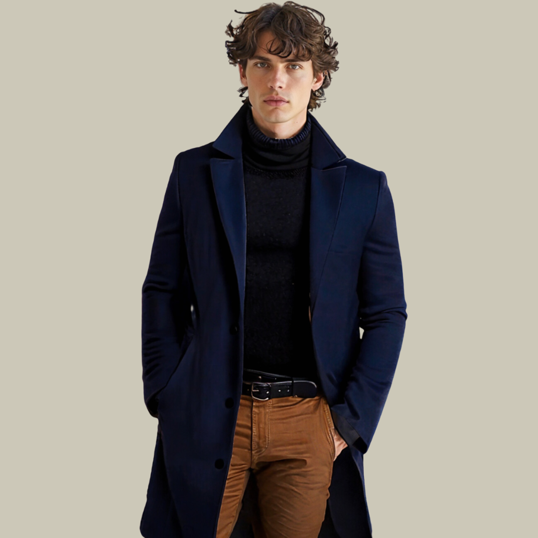 Leonardo – Abrigo largo de invierno para hombre