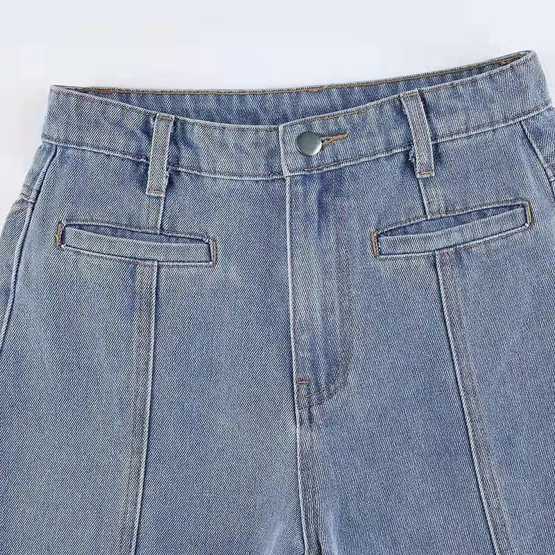 Valeria - Jeans de mujer corte recto con detalle de estrellas