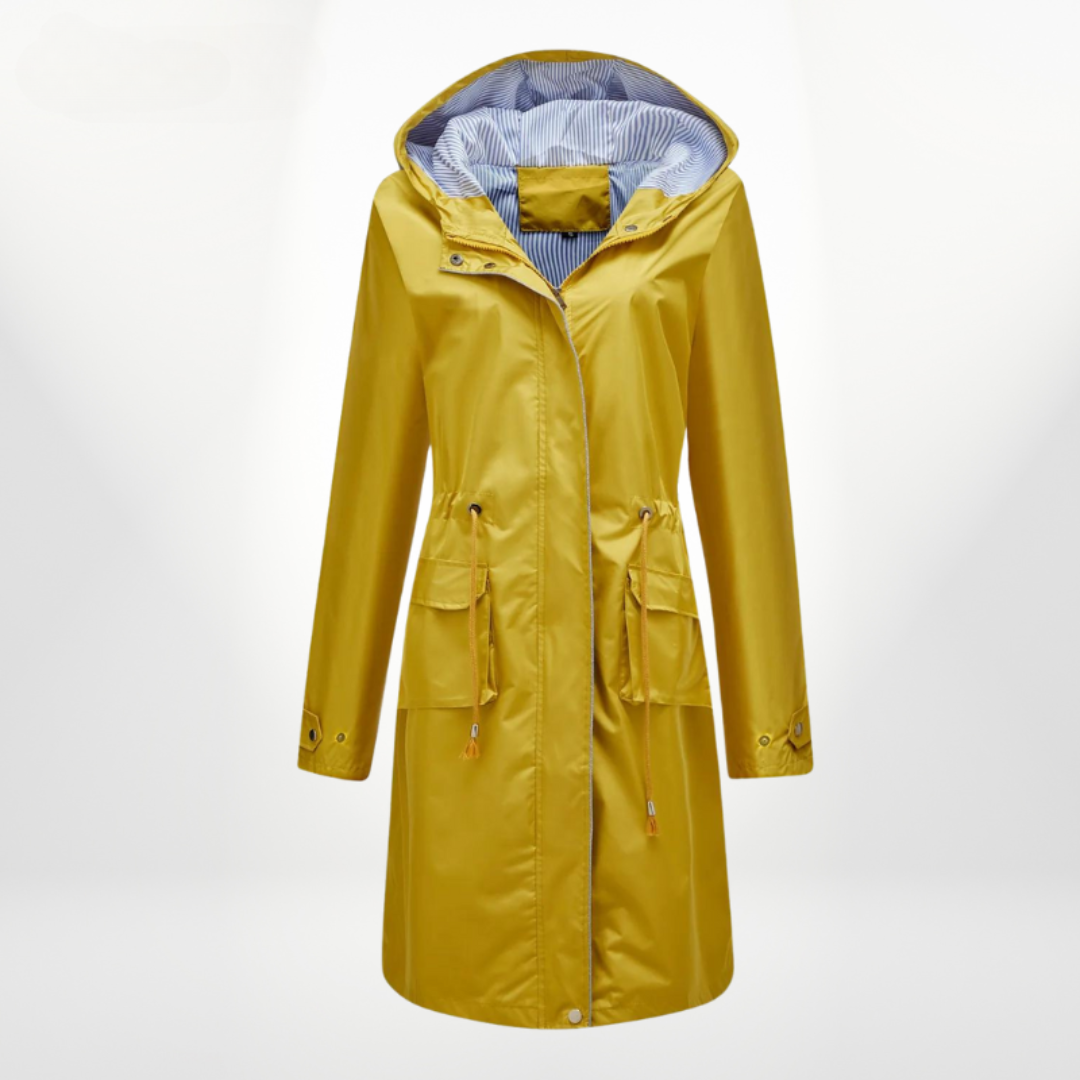 Samantha - Abrigo impermeable largo para mujer
