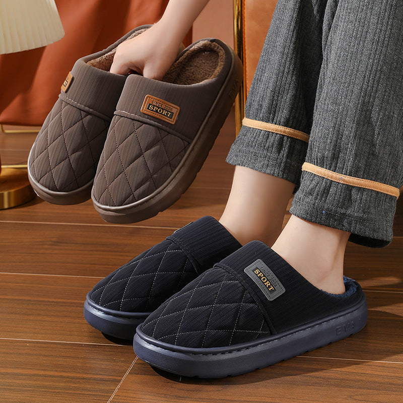 Lucas - Pantuflas de hombre acolchadas