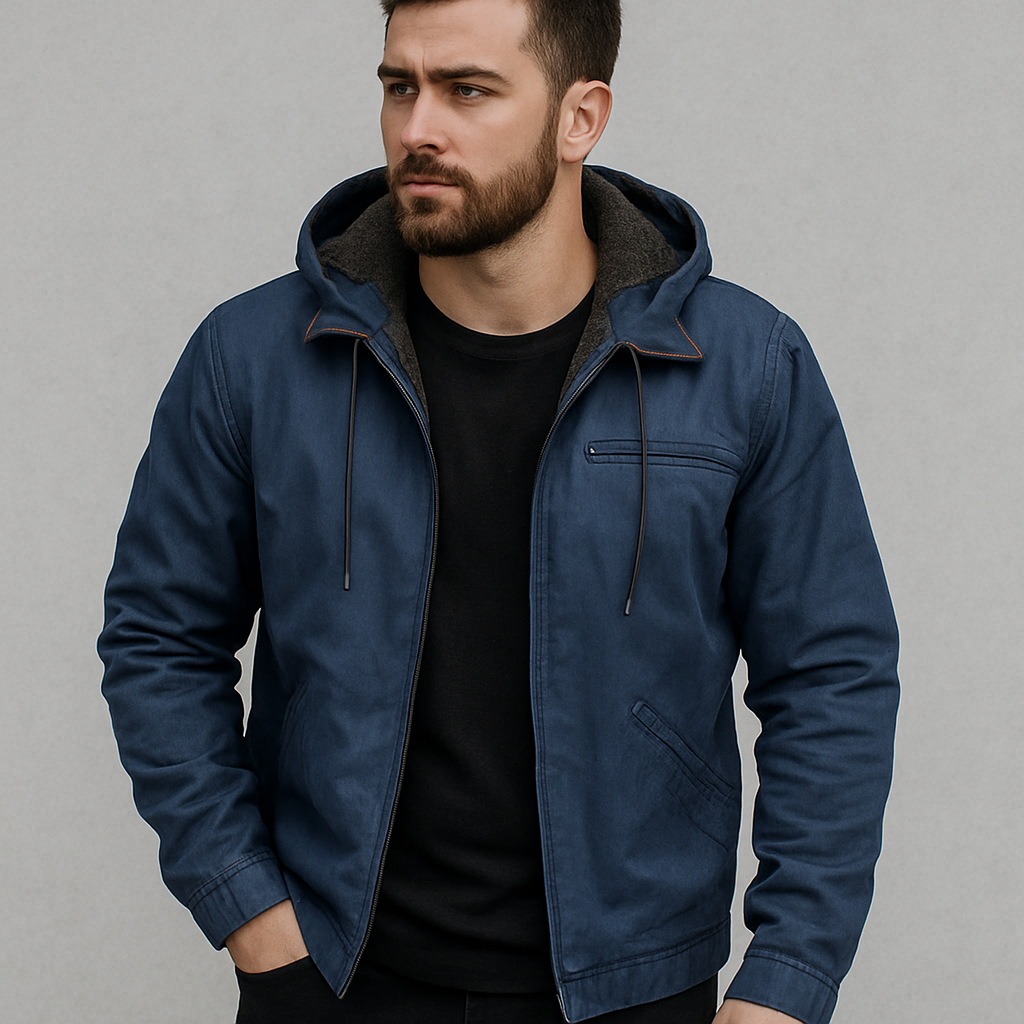 Héctor – Chaqueta de Hombre con Forro Interior y Capucha