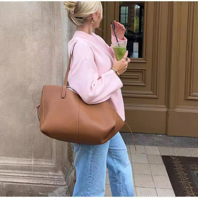 Renata - Suéter de mujer oversize manga larga cuello