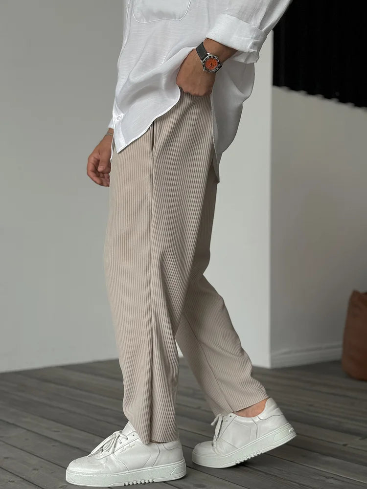 Diego - Pantalón plisado hombre casual