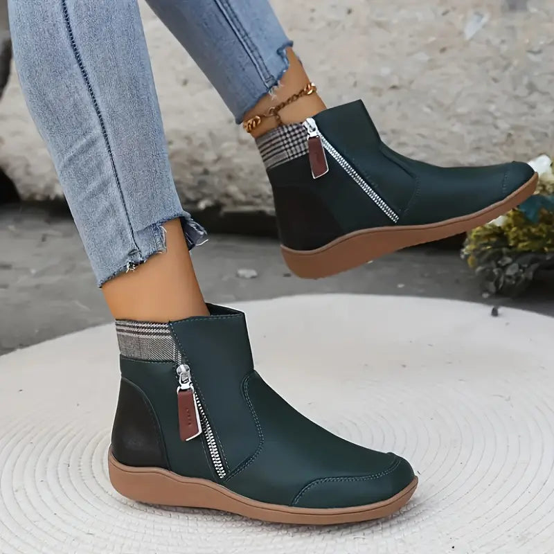 Sofía - Botines de mujer con cremallera lateral