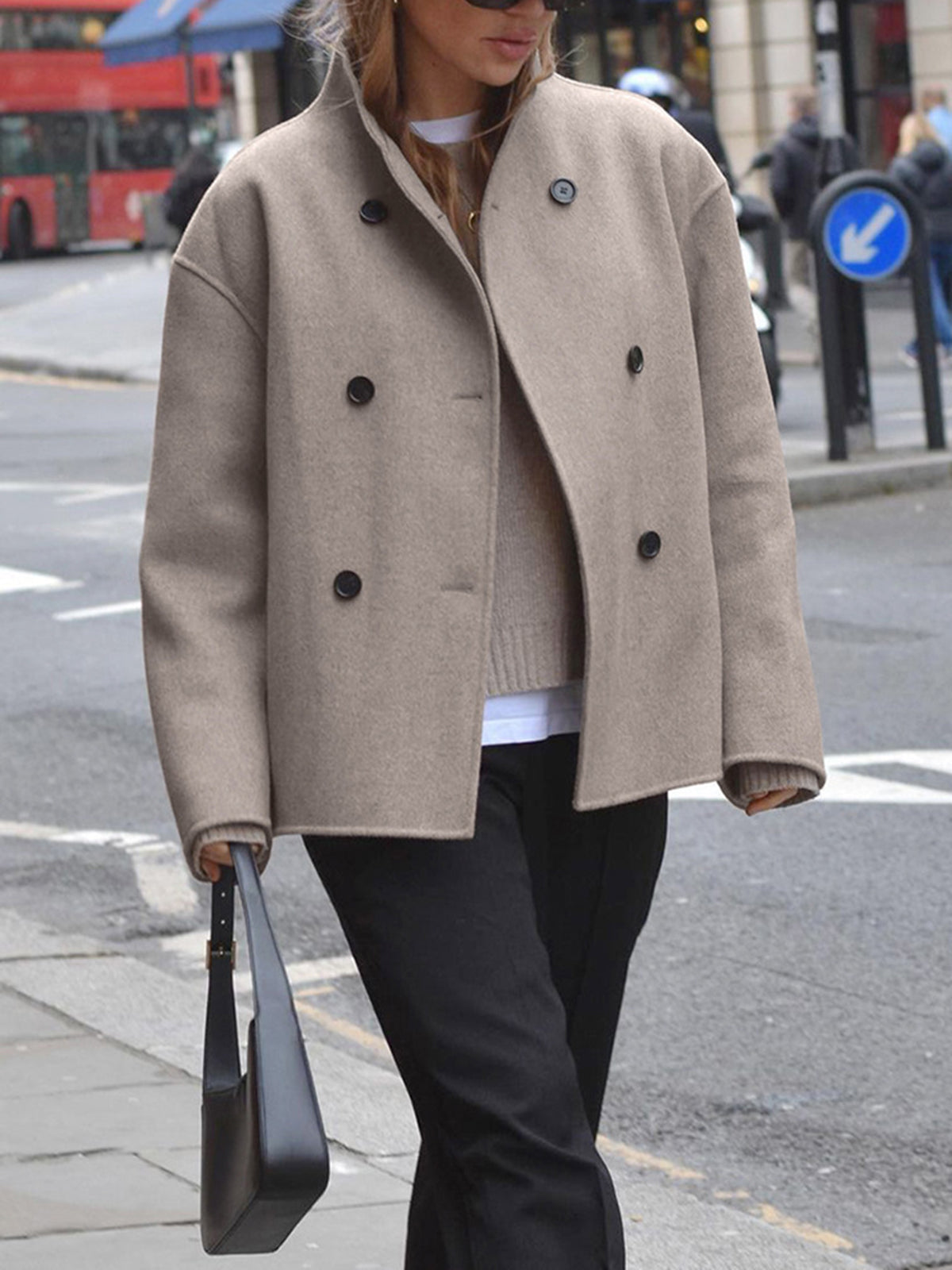 Claudia - Chaqueta corta de mujer cruzada