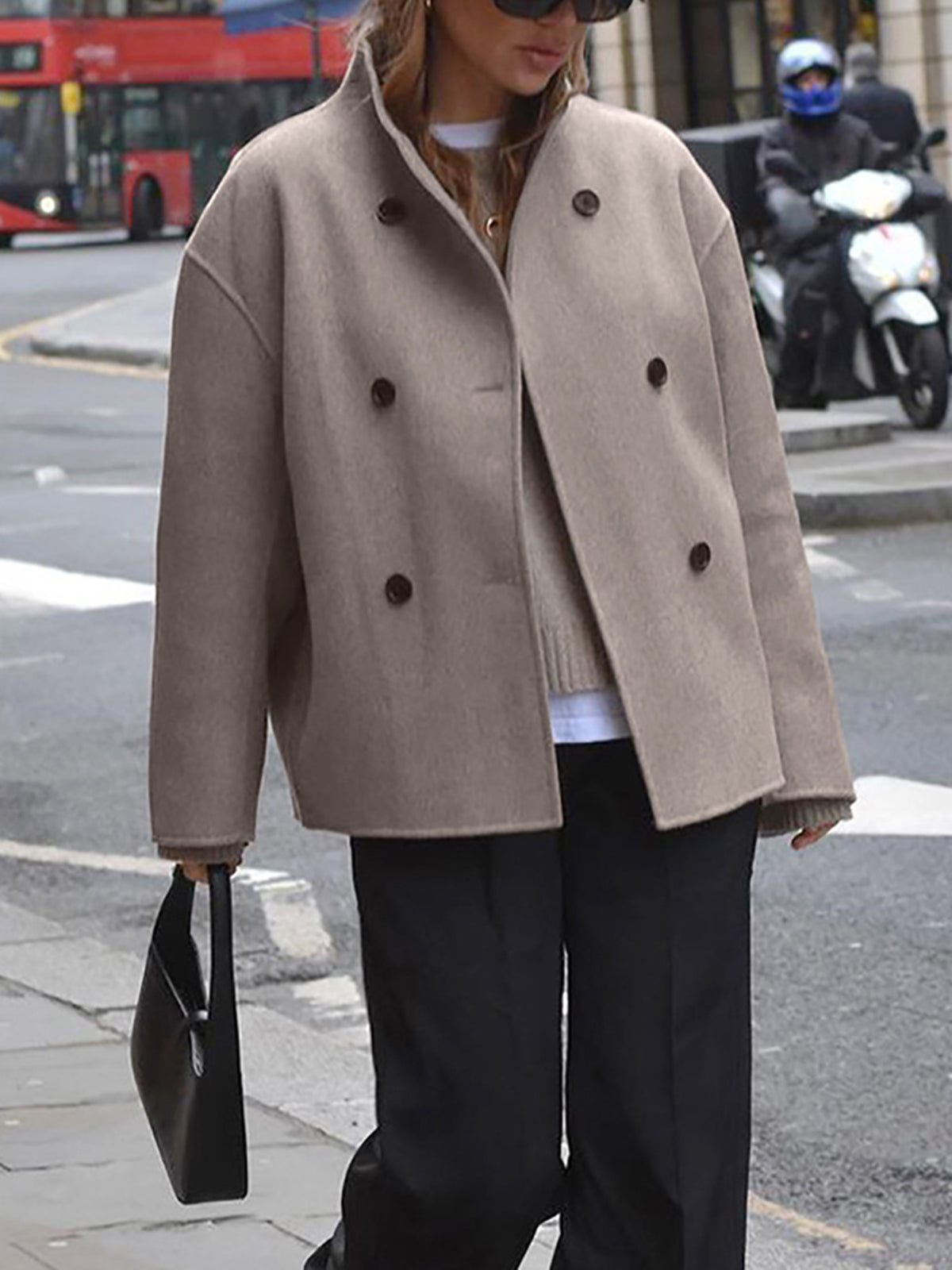 Claudia - Chaqueta corta de mujer cruzada