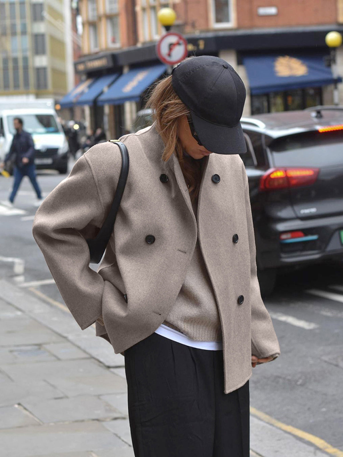 Claudia - Chaqueta corta de mujer cruzada