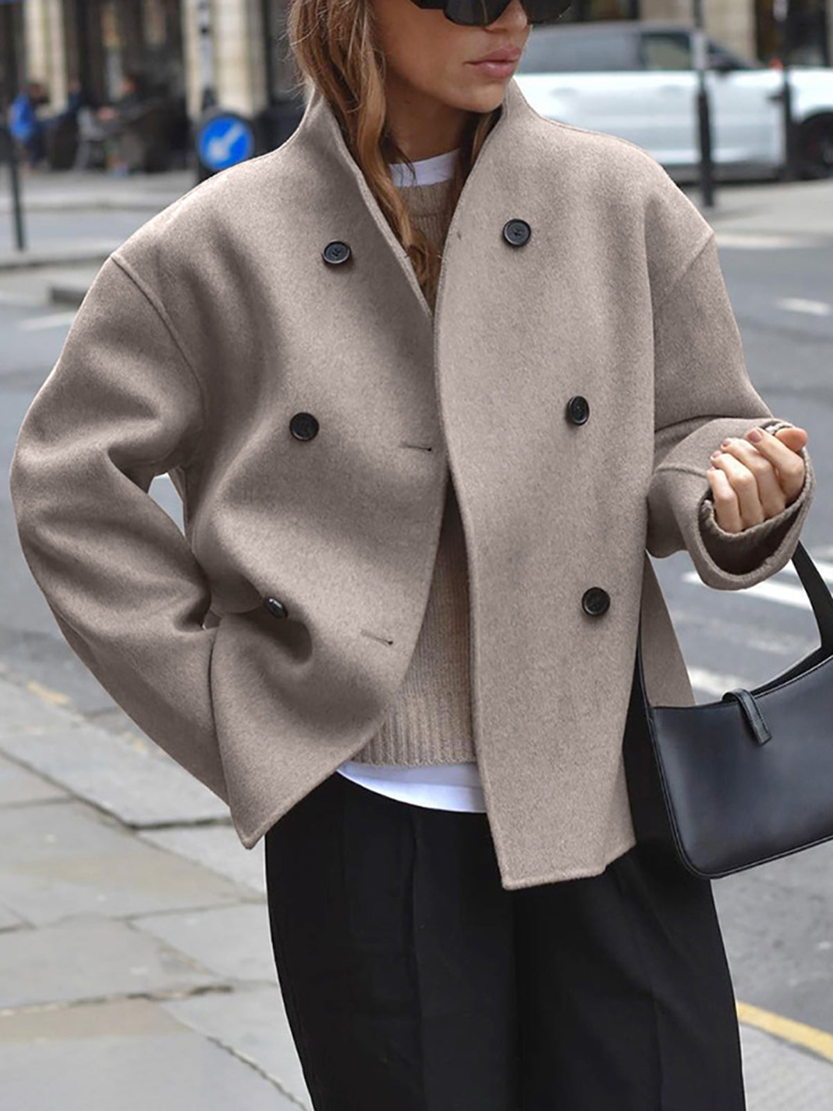 Claudia - Chaqueta corta de mujer cruzada