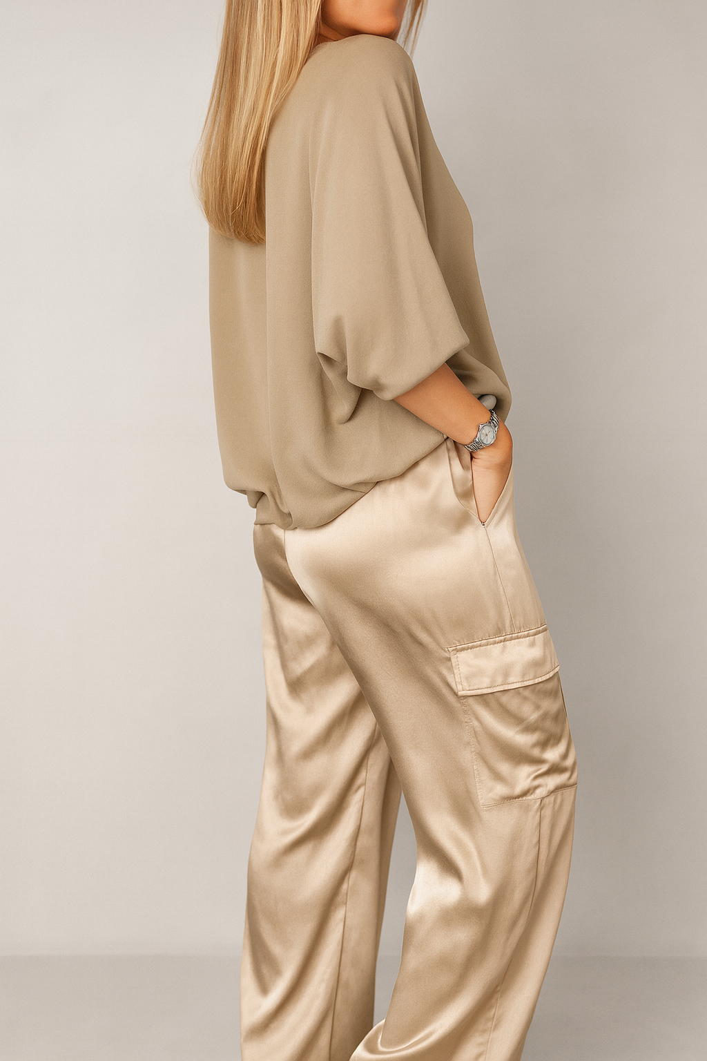 Emily – Conjunto cómodo de satén