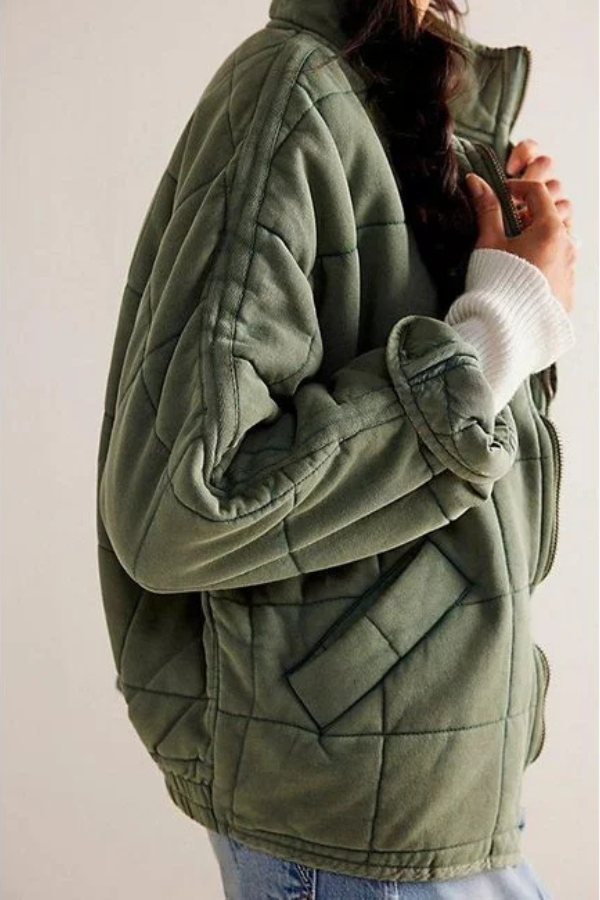 Sara – Chaqueta Acolchada Femenina de Estilo Casual Moderno