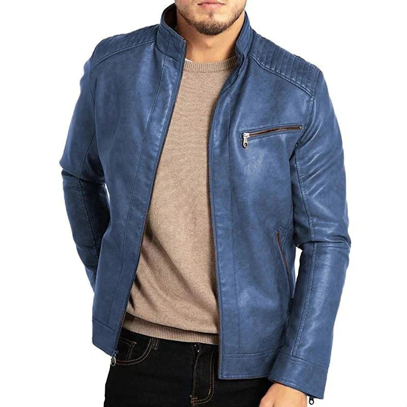 Diego – Cazadora de Cuero Sintético para Hombre