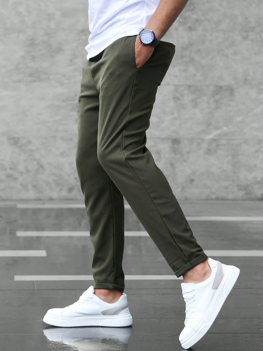 Leo – Pantalones jogger slim fit para hombre