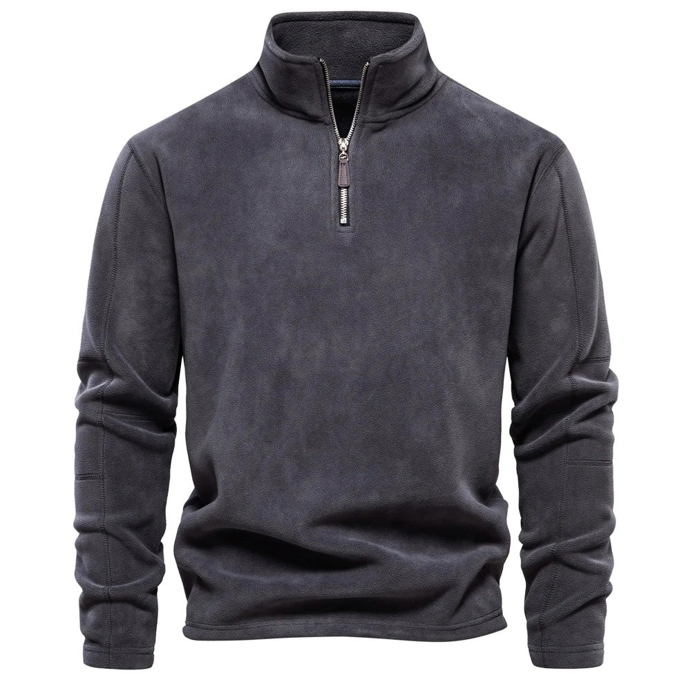 Oliver - Jersey polar con cremallera al cuello hombre