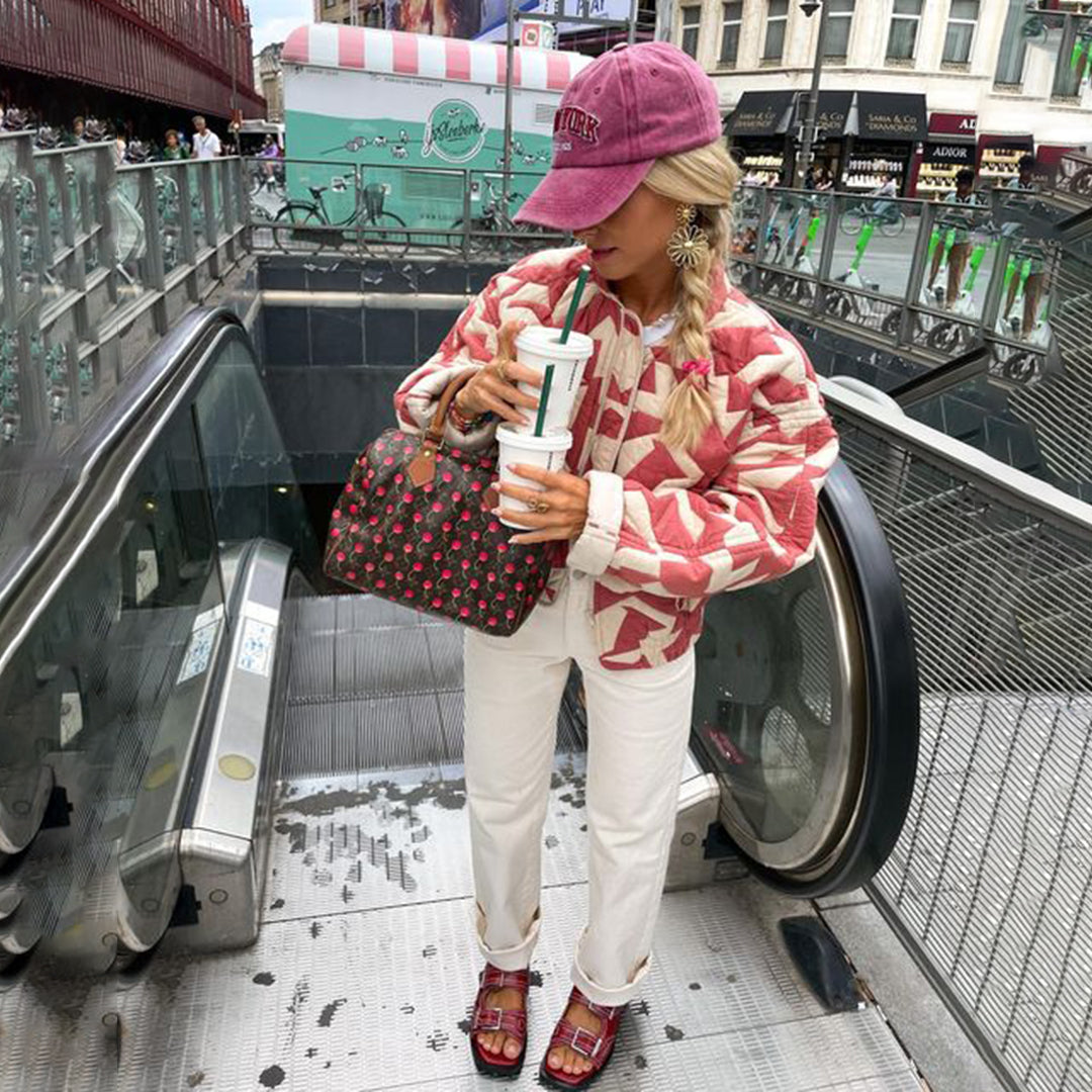 Amelia – Chaqueta ligera con estampado floral