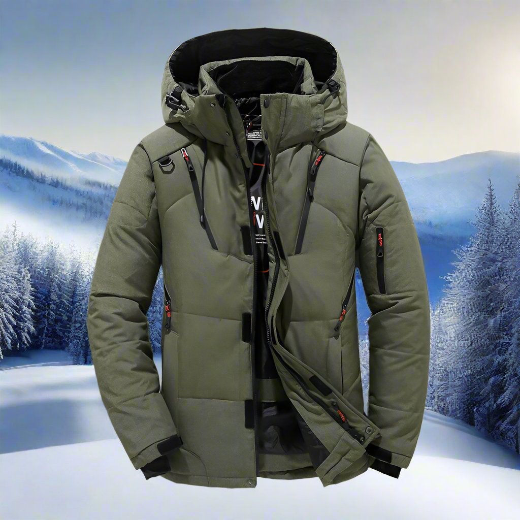 Santiago - Chaqueta acolchada con capucha impermeable