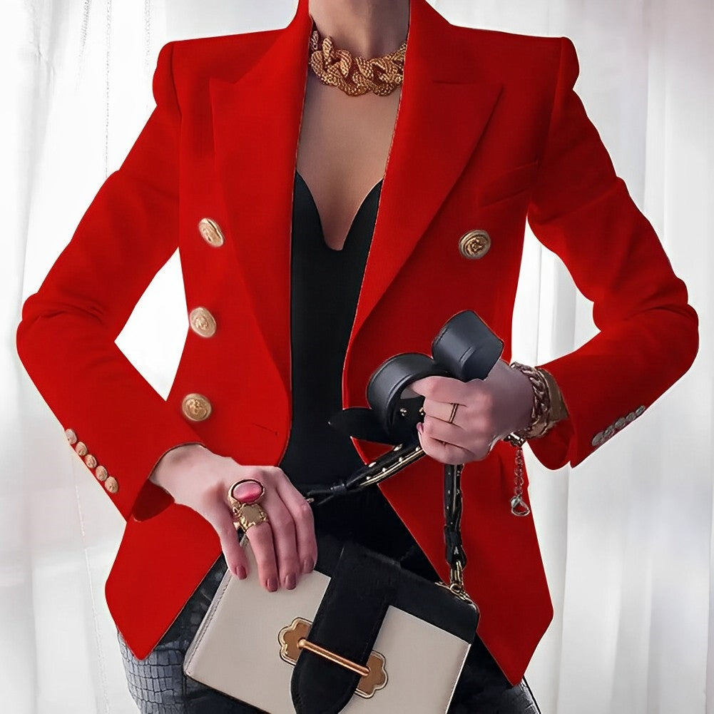 Atenea - Blazer mujer con botones dorados
