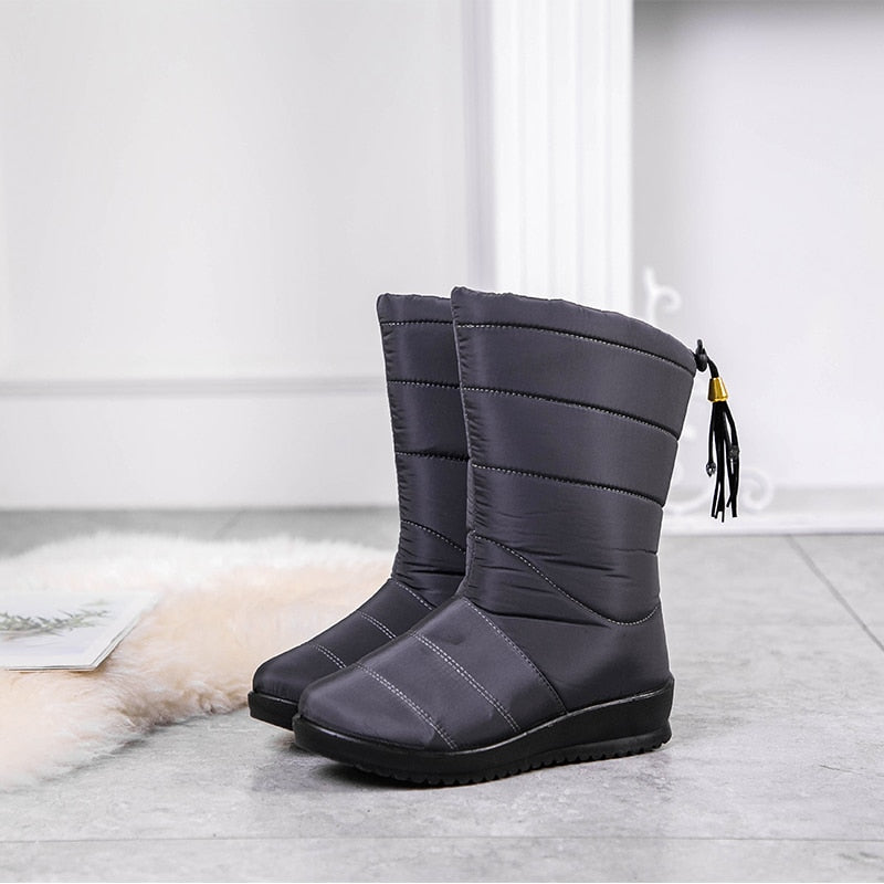 Elena – Botas acolchadas impermeables para mujer