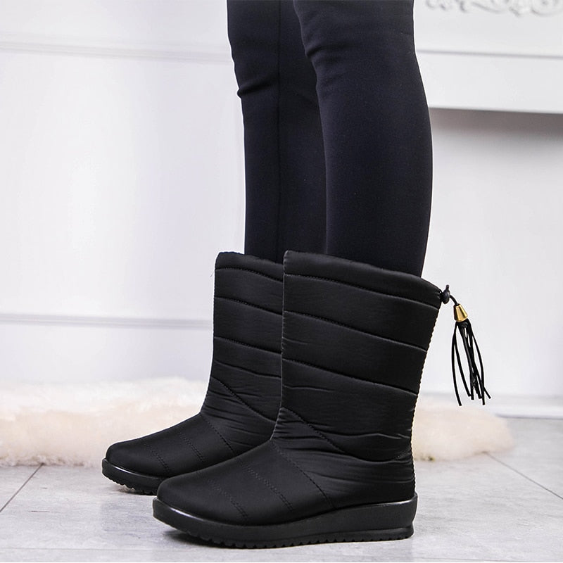 Elena – Botas acolchadas impermeables para mujer
