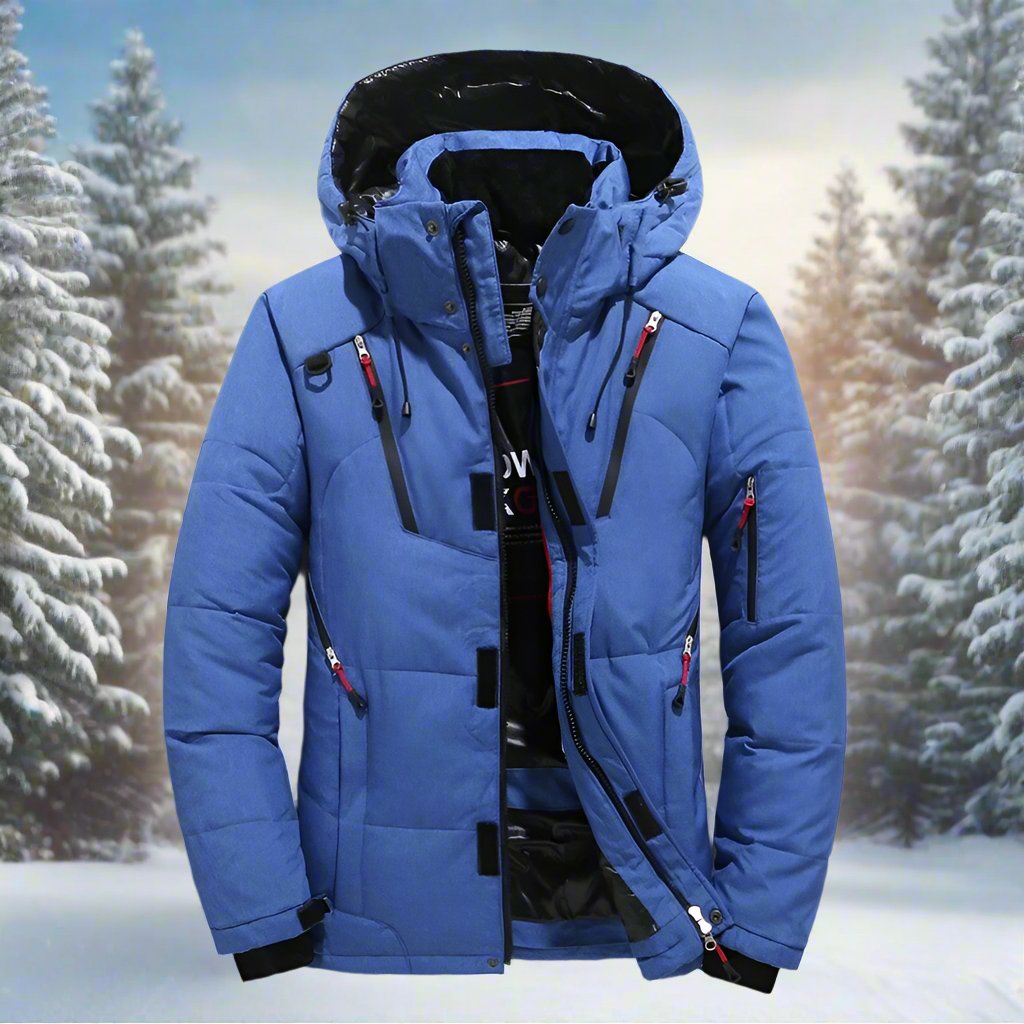Santiago - Chaqueta acolchada con capucha impermeable